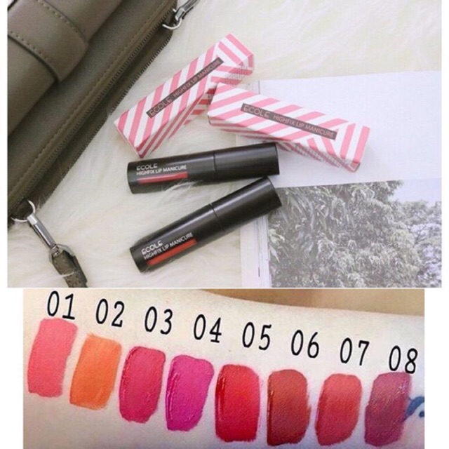 Son kem ECOLE High Fix Lip Manicure