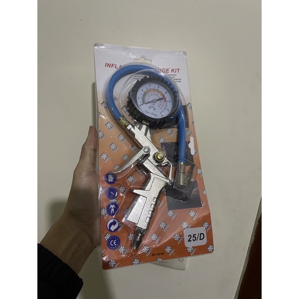 Bơm lốp ô tô xe máy⚡⚡ sử dụng khí nén⚡⚡ có đồng hồ áp