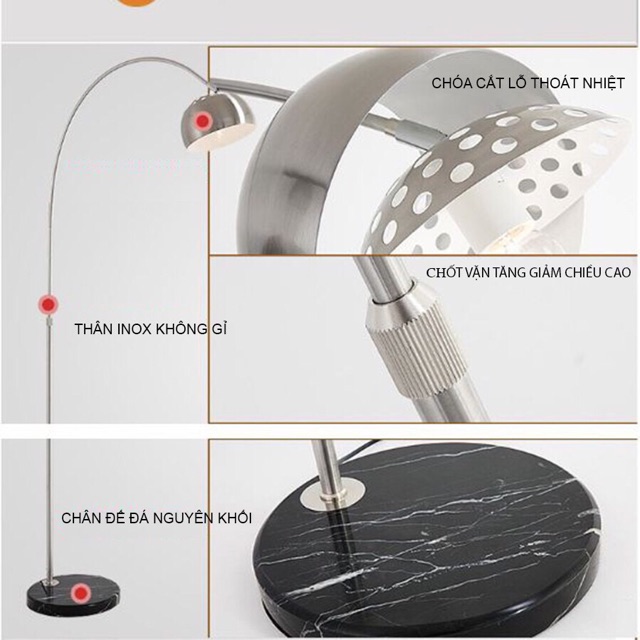 ĐÈN CÂY ĐỨNG BOW - Đèn Sàn Cong Phong Cách Bắc Âu