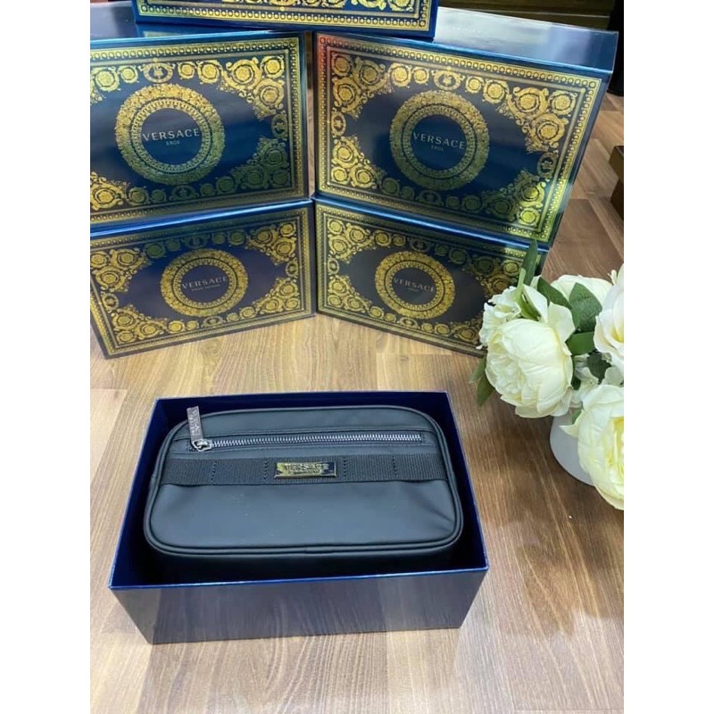 Bộ Nước Hoa Nam Versace kèm túi đựng mỹ phẩm | BigBuy360 - bigbuy360.vn