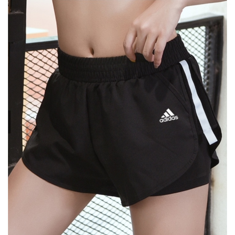Adidas Quần Short Thể Thao Dáng Rộng Nhanh Khô Thoáng Khí Cho Nữ