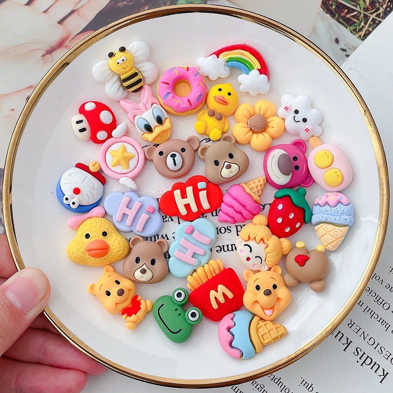 Hình dán nổi sticker 3D cute trang trí bình nước, đồ dùng học tập siêu dễ thương