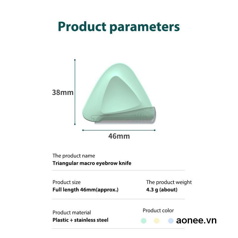 ✨✨Dụng Cụ Tỉa Lông Mày Bằng Thép Không Gỉ Thiết Kế Nhỏ Gọn Cho Người Mới Bắt Đầu