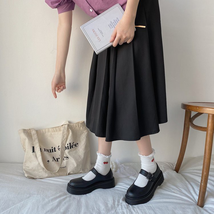 [ Mã 66CBSALE giảm 30K đơn 200K] (CÓ SẴN + Video, Ảnh thật) Giày lolita vintage ulzzang Giày Oxford | BigBuy360 - bigbuy360.vn