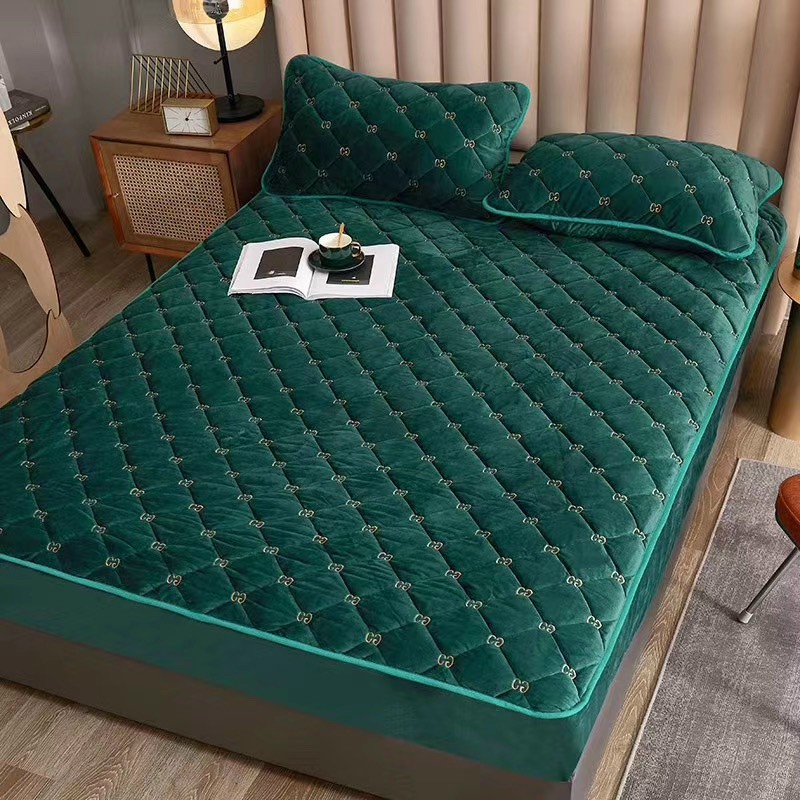 Ga gối nỉ thêu MUJI nhập khẩu sẵn hàng m6, m8, 2m2 | BigBuy360 - bigbuy360.vn