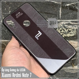 Ốp lưng Xiaomi Redmi Note 7 Gương da LECIA