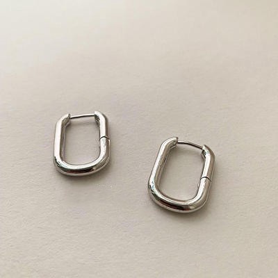 Bông tai hình chữ U phong cách retro sang trọng thời trang cho nữ