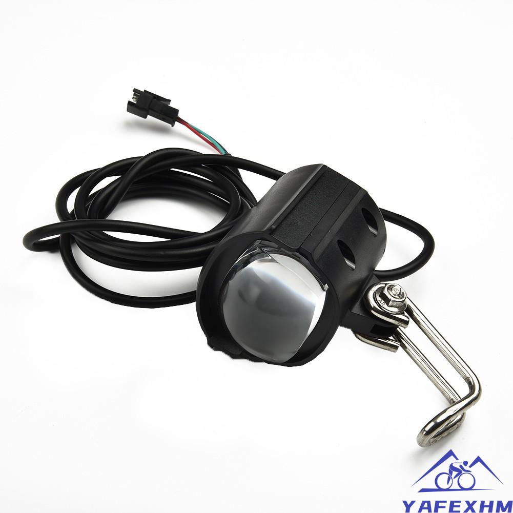 Đèn Pha LED 36-60V Độ Sáng Cao Có Còi Cho Xe Đạp