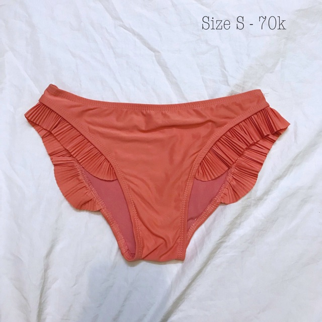 Quần bơi lẻ màu cam đất si Hàn tuyển