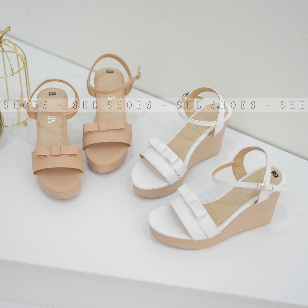 Giày sandal đế xuồng ♥️Freeship♥️ sandal quai ngang 9p siêu xinh. ĐỘC QUYỀN BỞI SHE SHOES - SDX09043