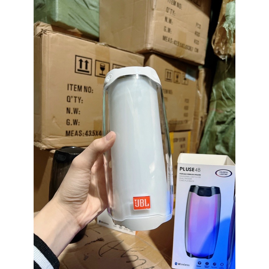 Loa Bluetooth JBL pulse 4B Đèn Led 360 Âm Thanh Chuẩn Có Bass-loa bluetooth nhạc nước