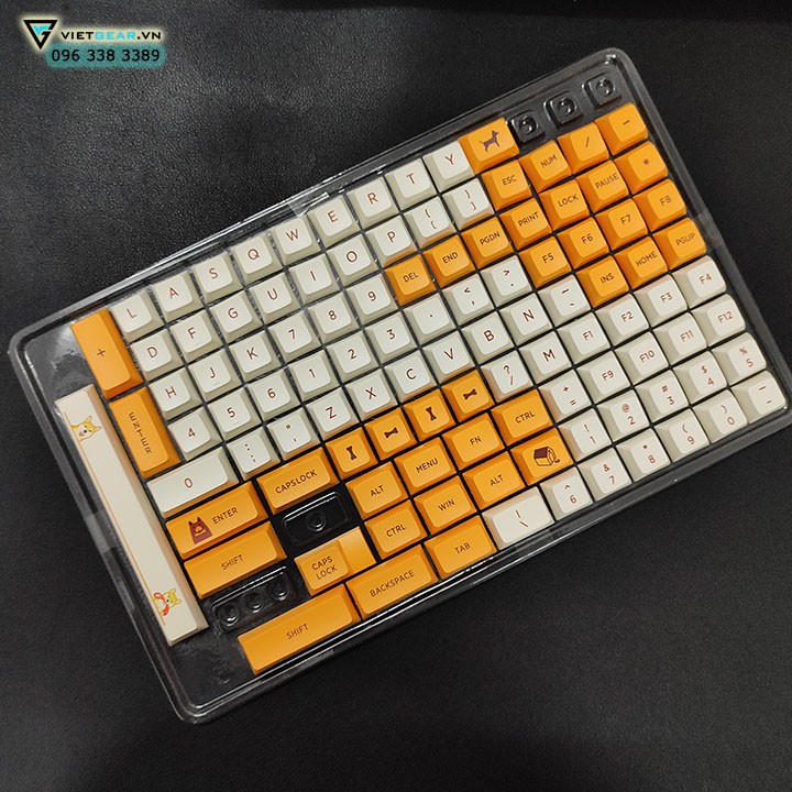 Bộ nút bàn phím XDA Shiba thick PBT dyesub 141 nút