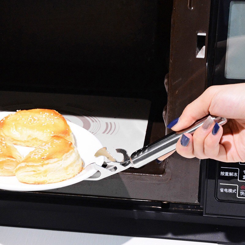 Kẹp gắp chống nóng bát đĩa kiêm mở nắp chai | Dụng cụ nhấc nồi gắp nóng khui bia 88263