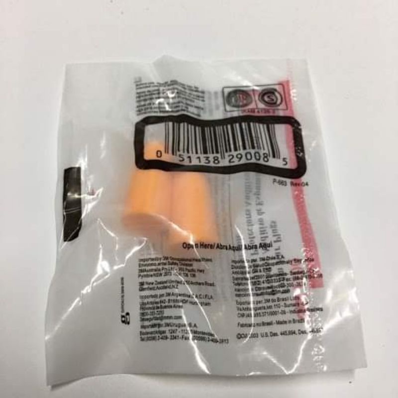 Nút bịt tai, nút nhét tai nhập khẩu chống ồn 3M 1100