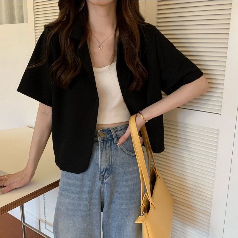 Áo Khoác Dáng Rộng Ngắn Tay Thời Trang Mùa Hè Dành Cho Nữ 2022
