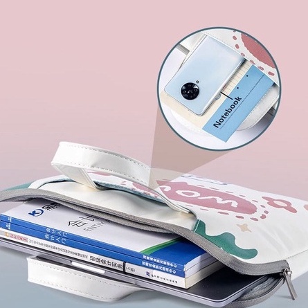 Túi đựng máy tính xách tay 13.3/14.1/15.6/16.1/17.3  inch in họa tiết hoạt hình dễ thương