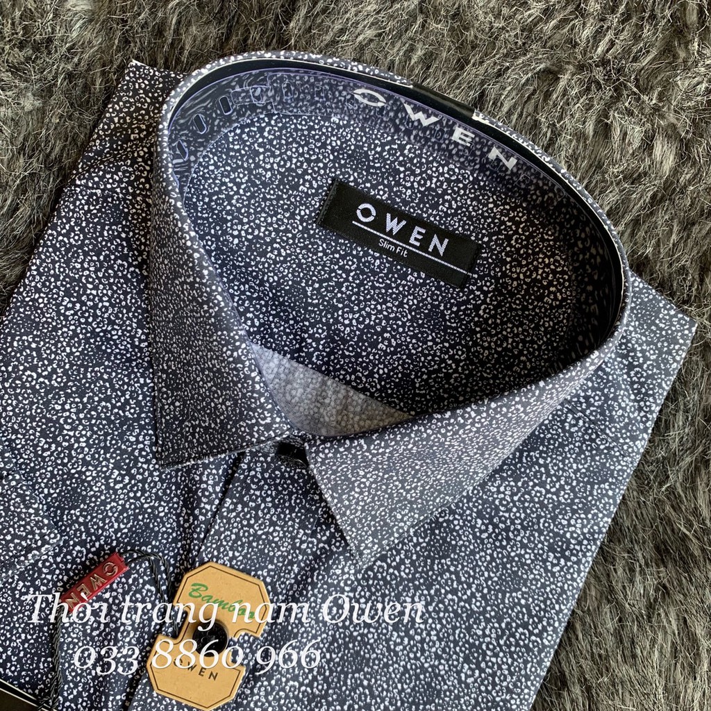 [SIZE 39] OWEN - Áo sơ mi ngắn tay Owen Slimfit chất sợi tre 90511