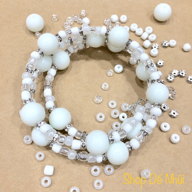 20gr Cườm Thuỷ Tinh Cỡ Đại 3~4mm