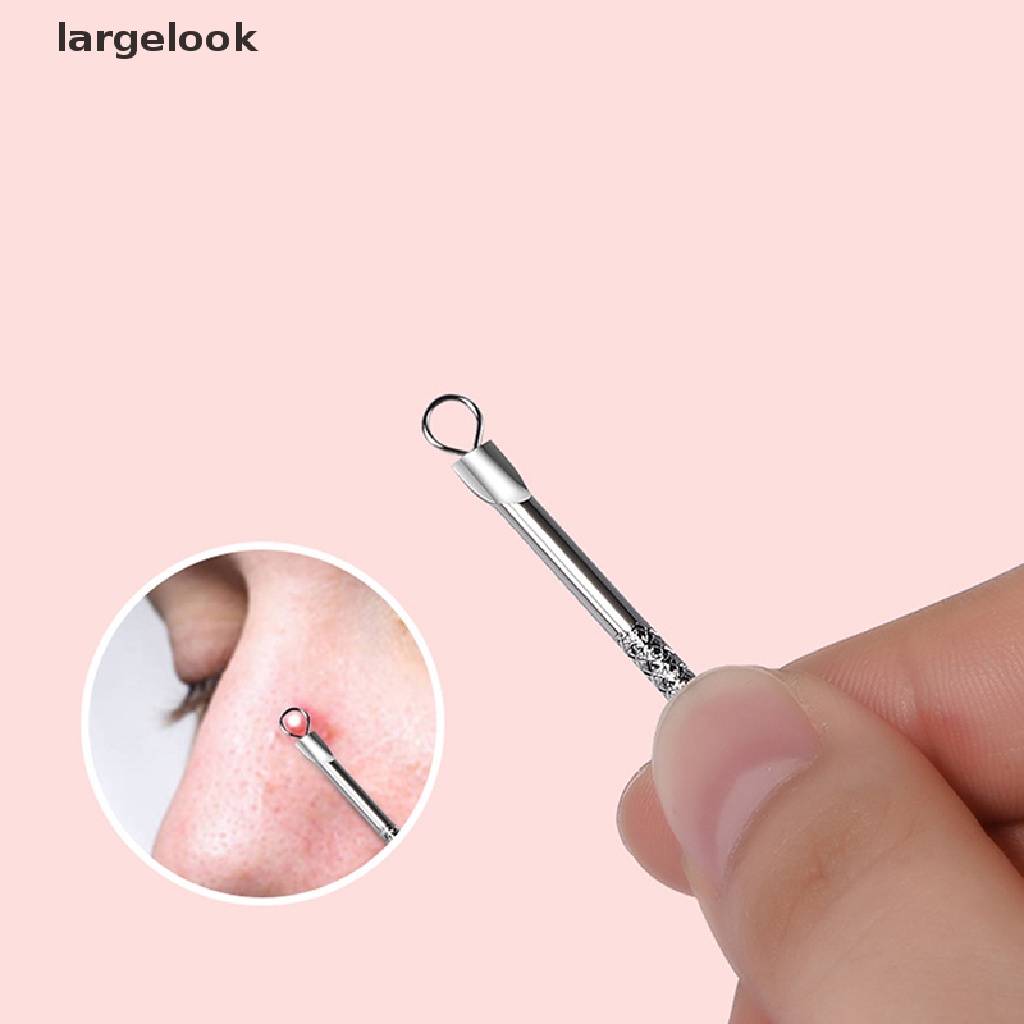 [Hàng mới về] 2 Dụng cụ nặn mụn hai đầu bằng thép không gỉ