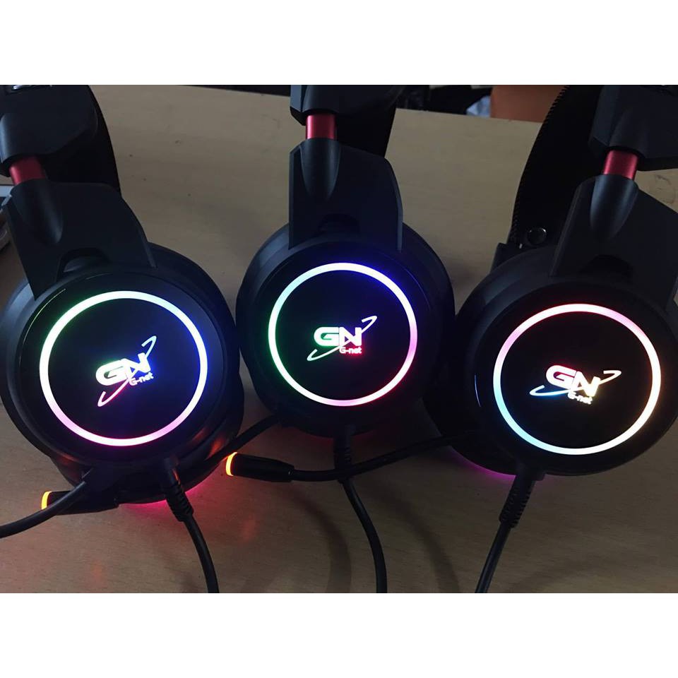 TAI NGHE GNET GH9 PLUS 7.1 CÓ RUNG LED RGB