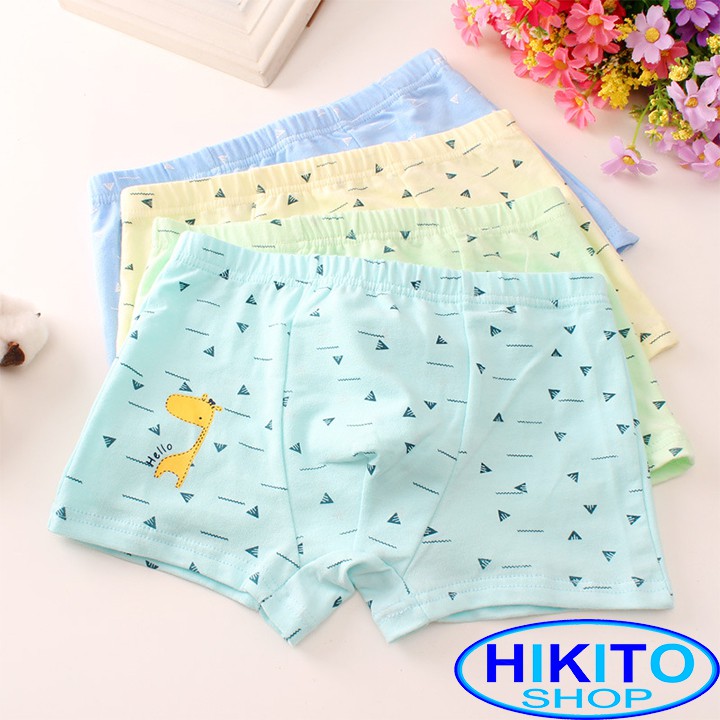 Quần lót bé trai HIKITO Combo 4 quần