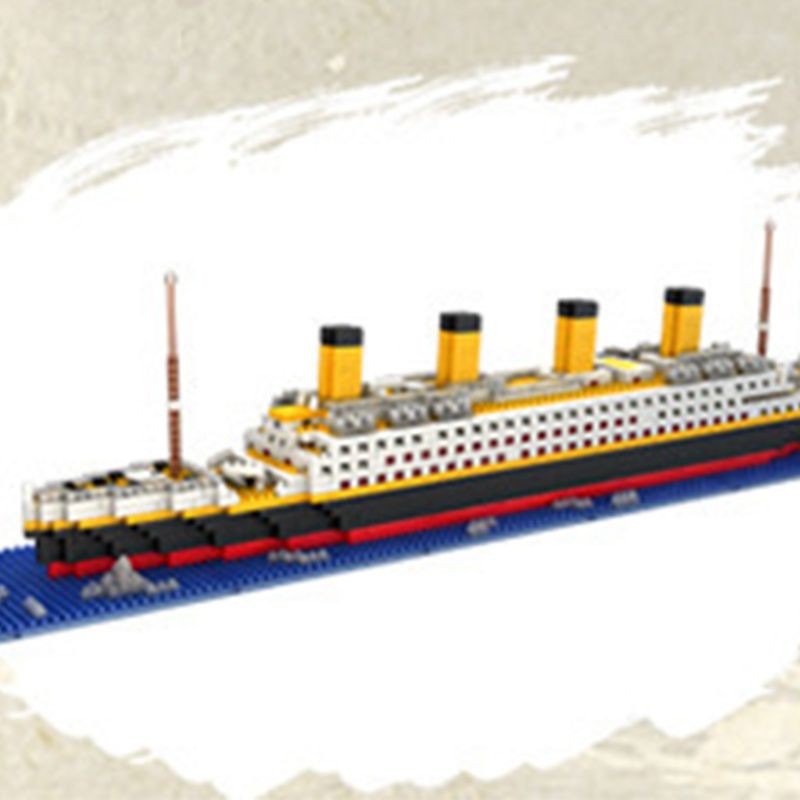 Bộ Đồ Chơi Lắp Ráp Mô Hình Tàu Titanic 1860 Mảnh