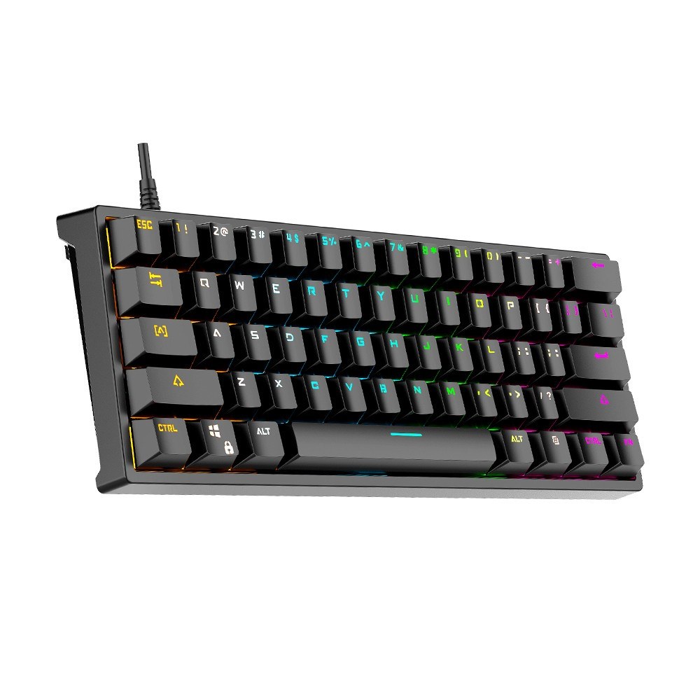 Phím cơ Bajean G101 layout 61 phím, led viền