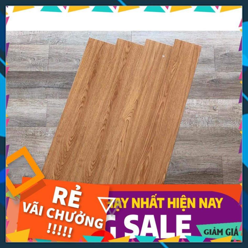 [BÁN CHẠY]  [ Chính hãng ] TẤM NHỰA GIẢ GỖ DÁN DÀN ( Tính theo m2 ) ( inb shop chọn màu )