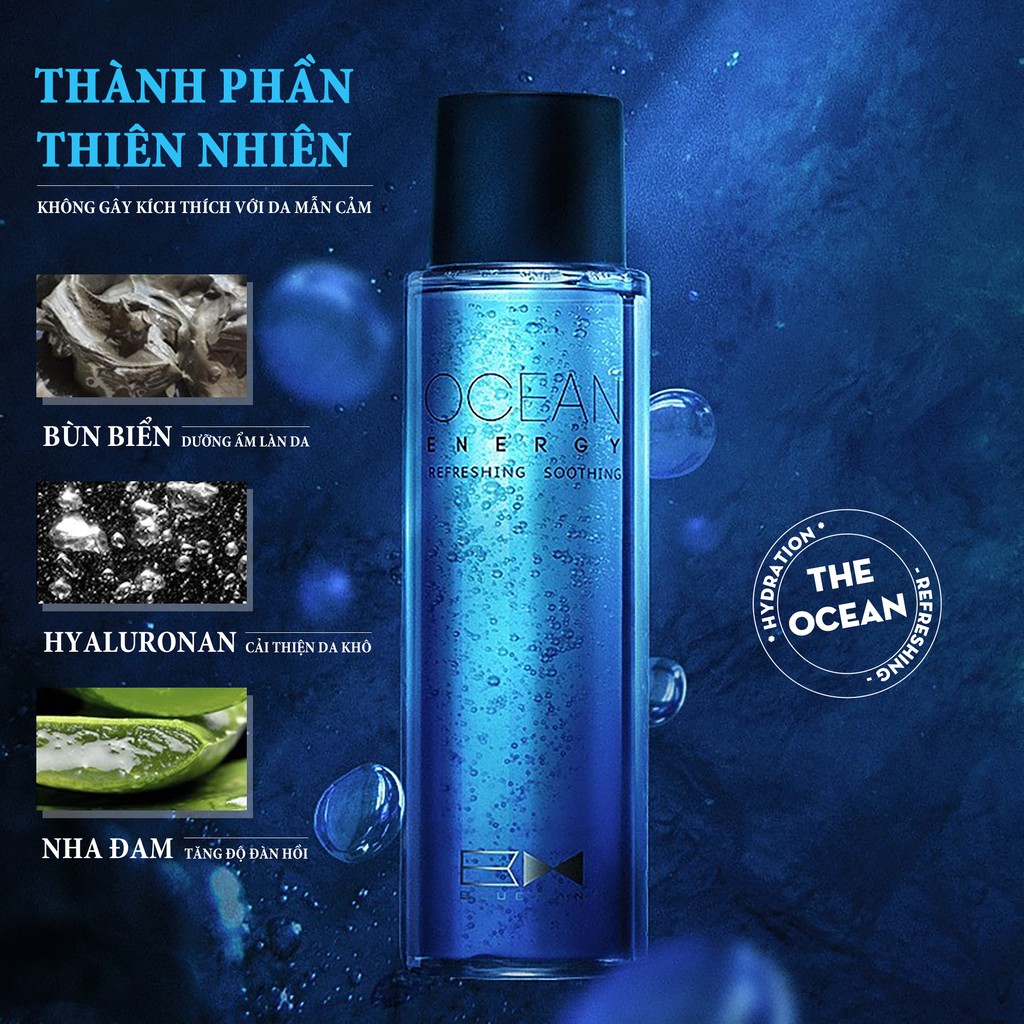 Toner Kiềm Dầu Cấp Ẩm Ocean BLUEMAN 150ml