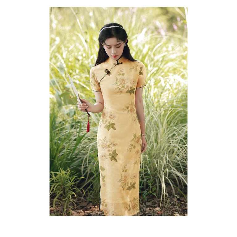 Đầm Sườn Xám Thượng Hải Siêu Xinh