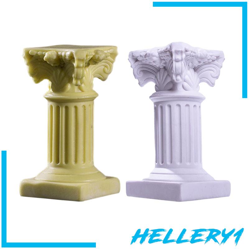 [Hellery1] Chân Đứng Cột Tiểu Cảnh La Mã Để Bàn Trang Trí Phong Cảnh Hy Lạp