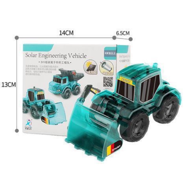Ốc sên, xe, khỉ chạy bằng năng lượng mặt trời, đồ chơi lắp ráp cực hot B4KIDS - K03