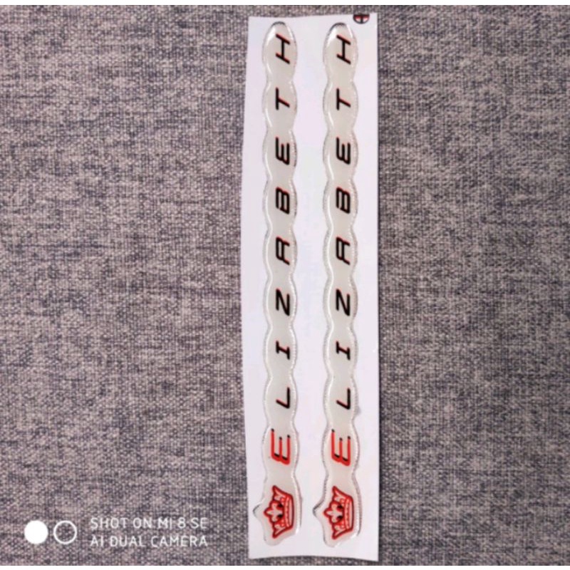 Tem chữ Elizabeth cao cấp