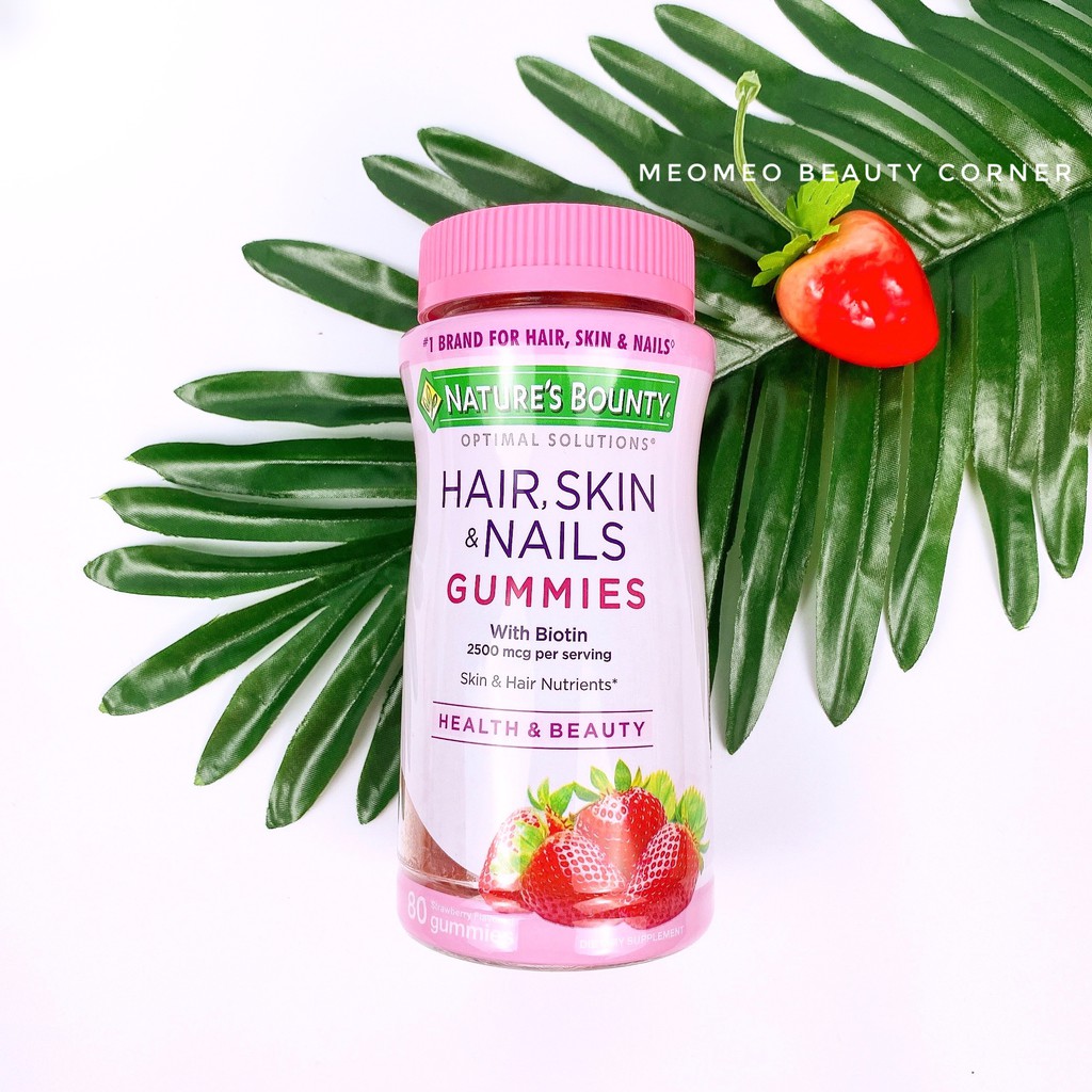 Kẹo Dẻo Nature's Bounty Hair Skin Nails Gummies