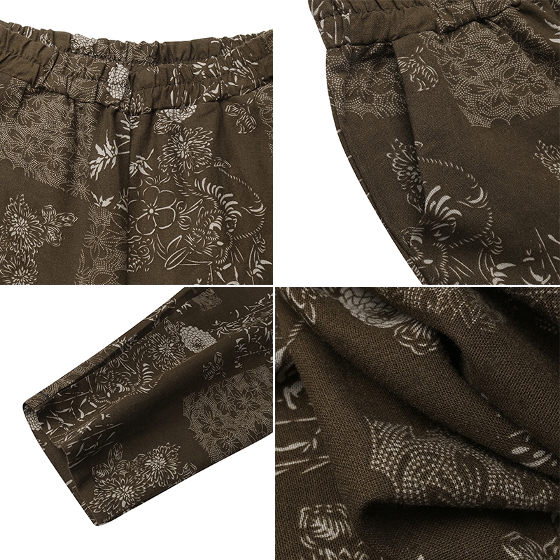 [Mã FAGREEN55 giảm tới 30K đơn 99K] ZANZEA Quần Dài Ống Rộng In Họa Tiết Thời Trang Cho Nữ | BigBuy360 - bigbuy360.vn