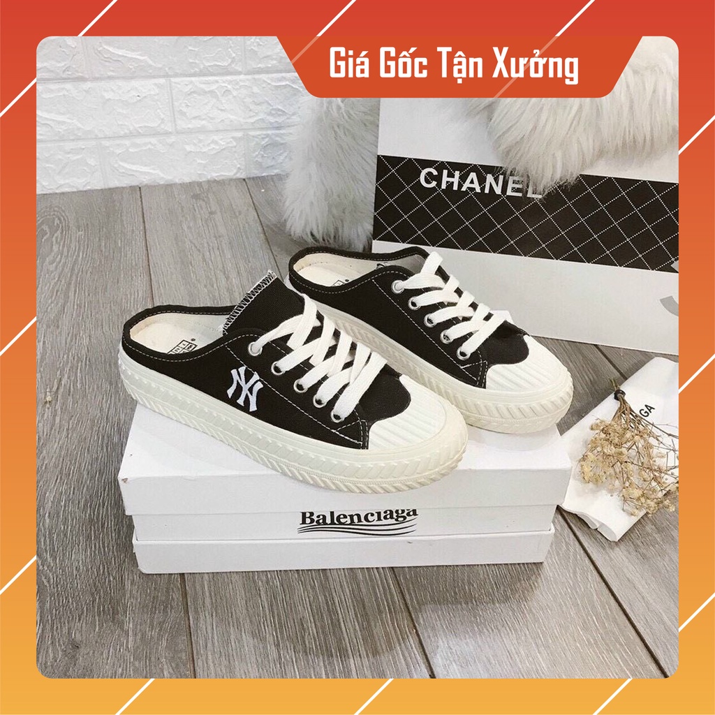 [Giá tại xưởng] Giày thể thao NY đạp gót sneaker nữ, giày sục hot 2021