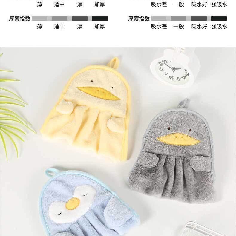 Khăn Lau Tay Treo Tường Hình Chim Cánh Cụt Dễ Thương