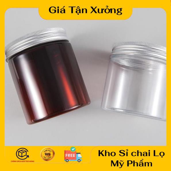 Hủ Đựng Kem ❤ TRÙM SỈ ❤ Hũ nhựa pet đựng kem 250g chiết mỹ phẩm, thực phẩm, đồ khô, ngũ cốc