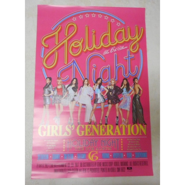 *Có-Sẵn* SNSD Official Poster I GOT A BOY