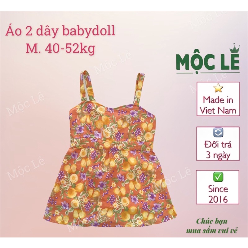 Áo 2 dây babydoll xuất nhật vnxk
