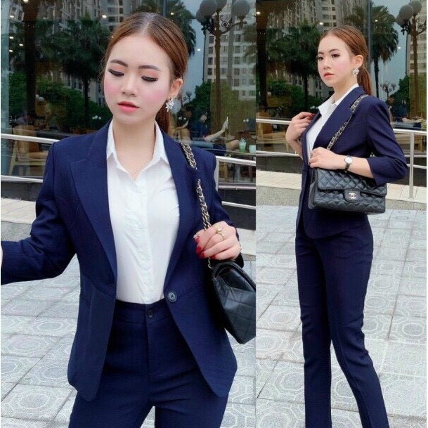 Áo vest công sở loại 1 cúc tay lỡ cao cấp | BigBuy360 - bigbuy360.vn