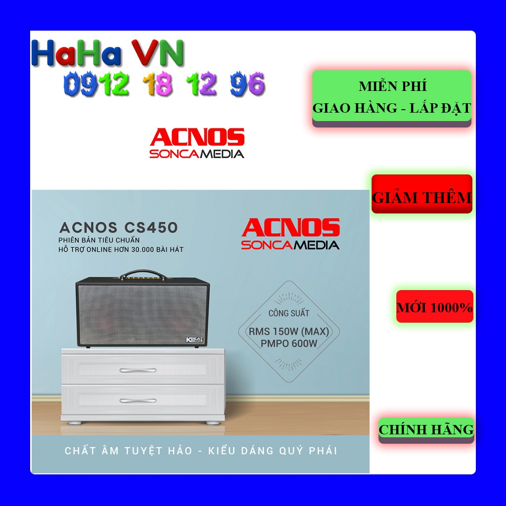 Dàn Âm Thanh Di Động ACNOS CS450