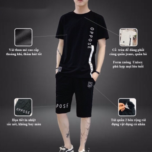Đồ bộ thể thao , set bộ thể thao tập gym mang ở nhà hay đi chơi đều đẹp , đồ bộ nam phong cách trẻ trung | BigBuy360 - bigbuy360.vn
