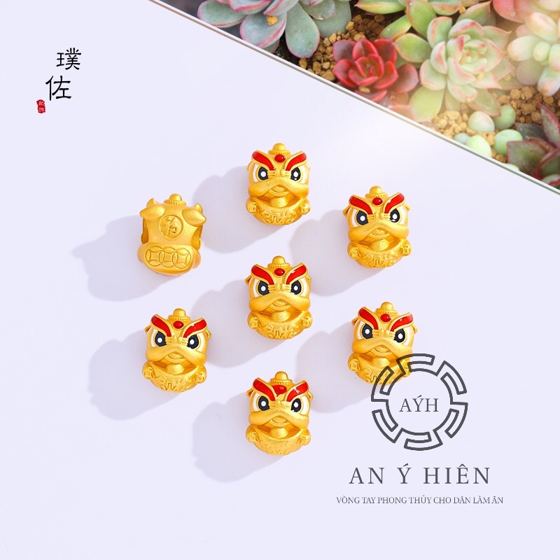 Charm Ông lân sinh vàng #C473 ( An Ý Hiên)