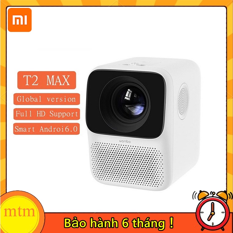 Máy chiếu mini bảo vệ mắt Wanbo T2 MAX, HD 1080P (Phiên bản quốc tế, Phiên bản kết nối WIFI)