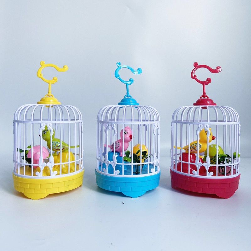 Đồ Chơi Lồng Chim Hót Có Nhạc  Và Đèn Cho Bé.