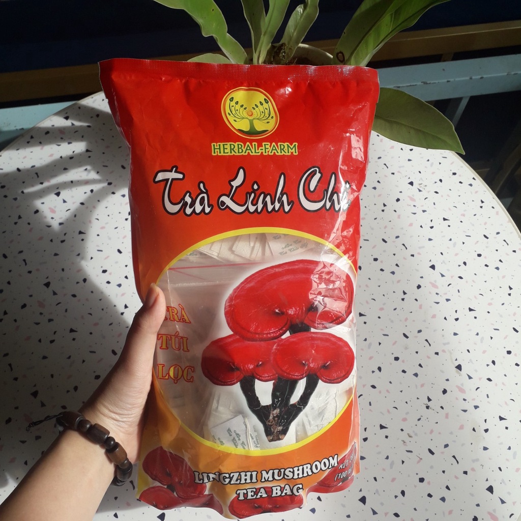 Trà linh chi túi lọc
