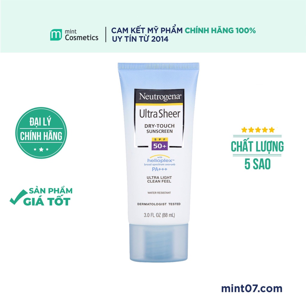 Kem chống nắng Neutrogena Ultra Sheer Dry Touch SPF 50+