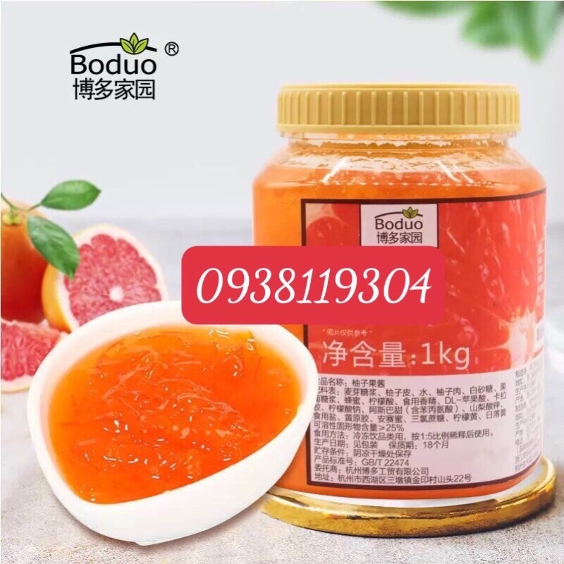mứt sinh tố boduo bưởi 1kg