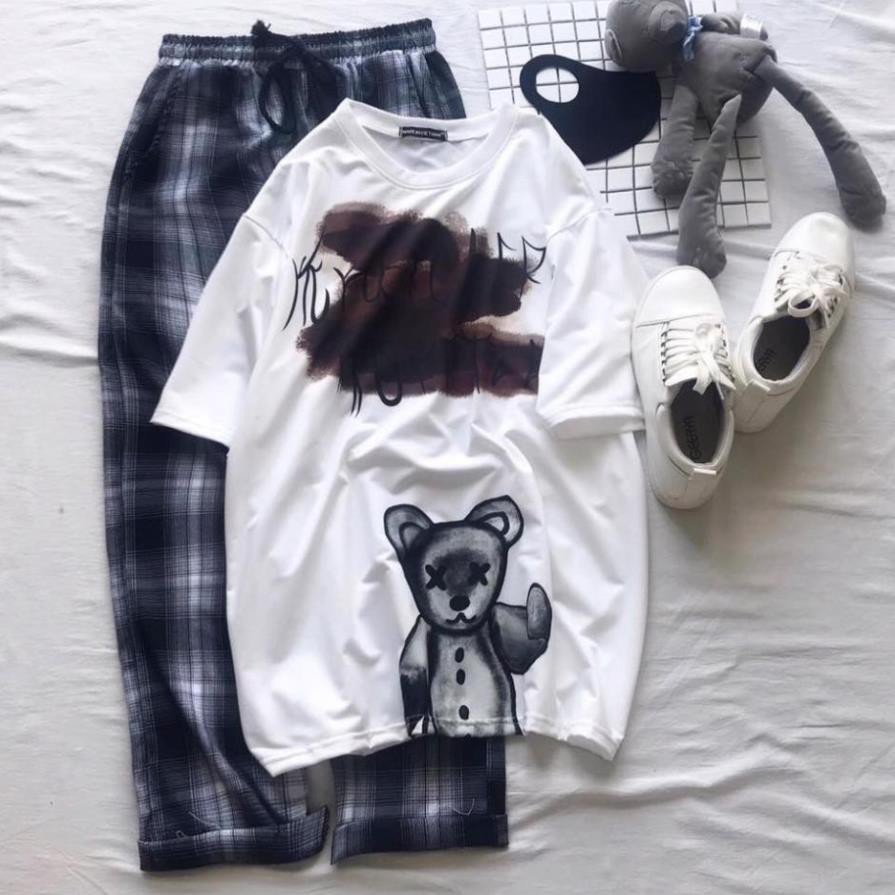 [Freeship đơn từ 0đ] QUẦN SỌC CARO UNISEX QUẦN BAGGY CARO LƯNG THUN PLAID PANTS CAO CẤP - MM . ! '  ྇